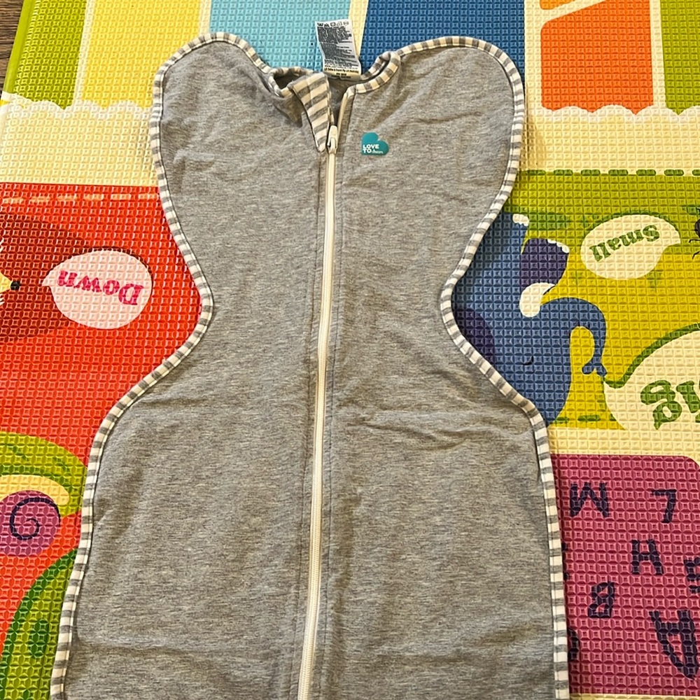 Love to dream swaddle up, medium, grey, 1.0TOG